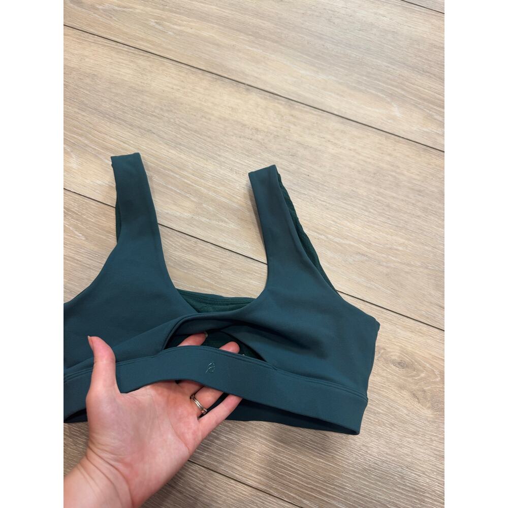 PTULA PURELUXE Summit Sports Bra Medium Evergreen NWOT - Picture 3 of 5